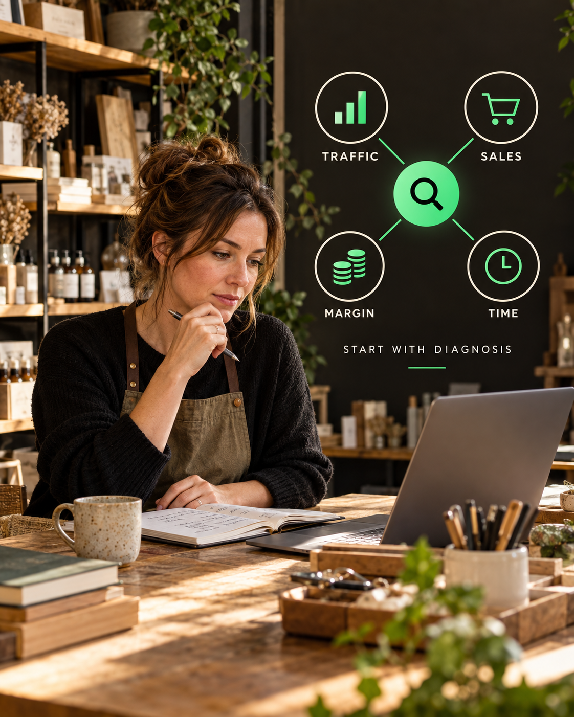 Mind the Shop visual for businesses that know something is wrong but cannot identify the cause