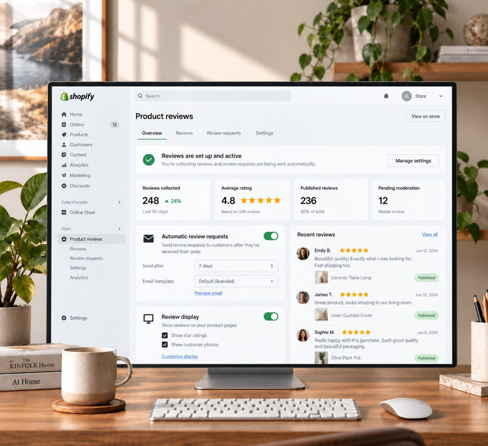Mind the Shop Reviews Setup service cover for Shopify customer reviews