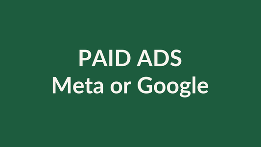 Paid ads — Meta or Google first, category card