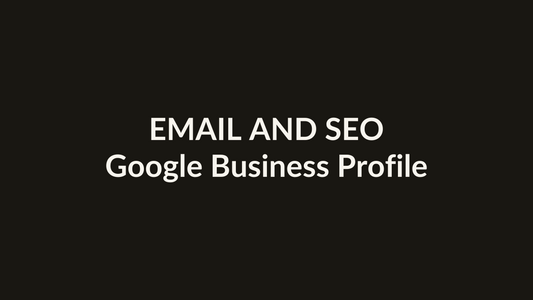 Email and SEO — Google Business Profile in one hour, category card