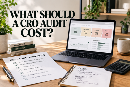 How much should a Shopify CRO audit cost in the UK?