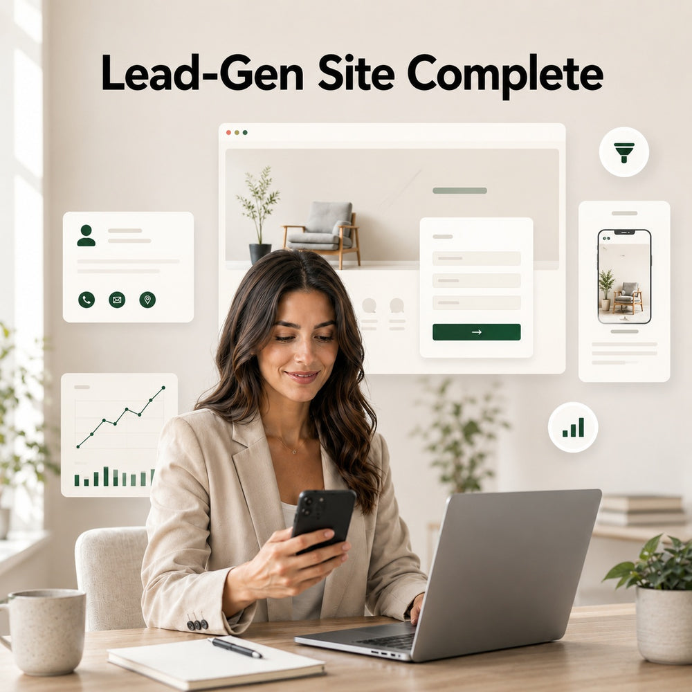 Mind the Shop Complete lead-generation website build service cover