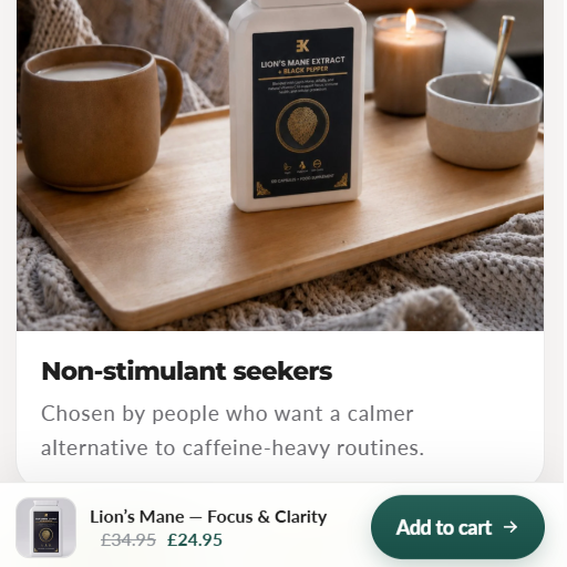 E-commerce store — Growth