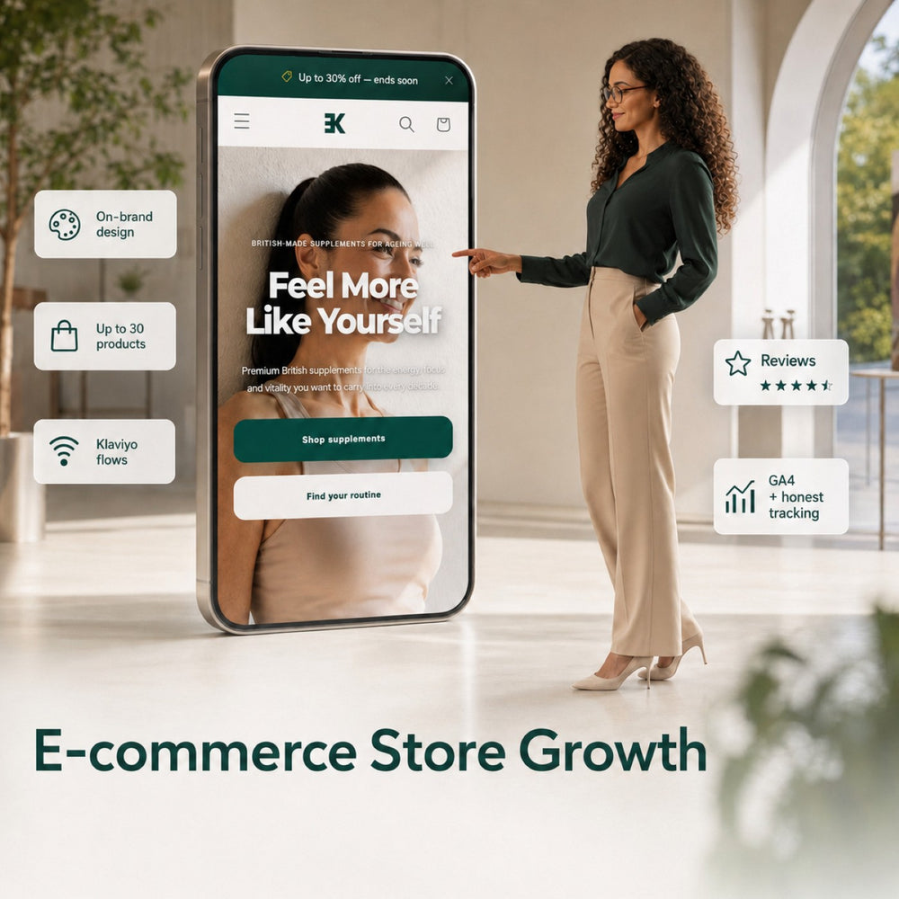 Mind the Shop E-commerce Store Growth Shopify build service cover